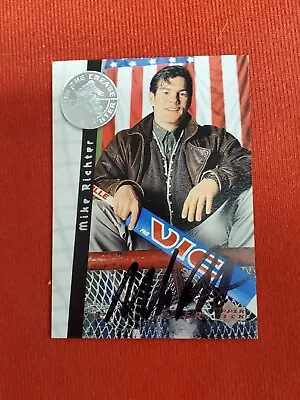 Mike Richter Be A Player In The Crease With Richter Autographed 1996 UD S191 • $119.99