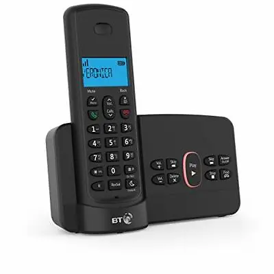 BT Premium Cordless Phone Answer Machine House Landline Telephone Remote Handset • £29.26