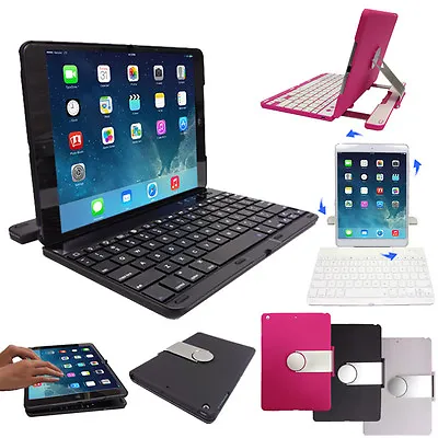 360 Rotating Bluetooth Wireless Keyboard Case Cover Stand For IPad Air 2 & Air • £19.95