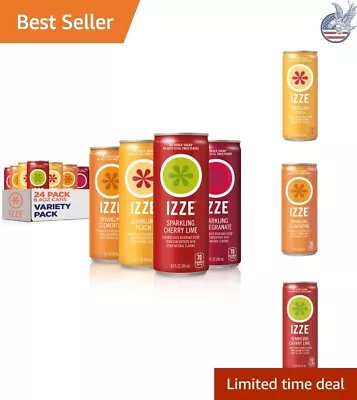 Refreshing Sunset Variety Juice - 8.4 Fl Oz Cans Of Non-GMO Sparkling Delight • £37.29
