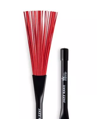 NEW - Vic Firth Jazz Rake Brushes Red Plastic Bristles #BJR • $28.99