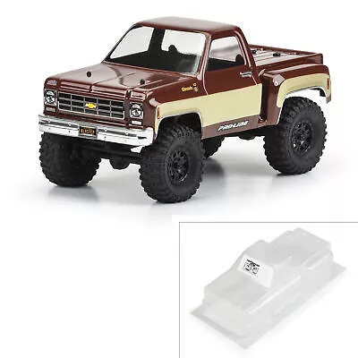Pro-Line Racing 1/24 1978 Chevy K-10 Clear Body SCX24 PRO358300 Car/Truck • $25.99