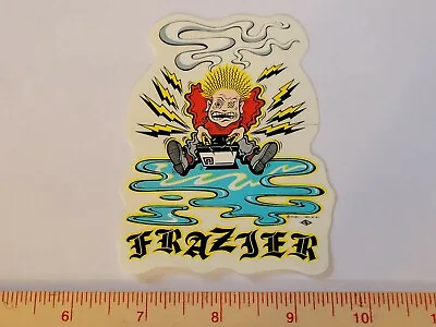 VTG 90's POWELL PERALTA MIKE FRAZIER ELECTRICUTED NOS SKATEBOARD DECK STICKER !! • $29.99