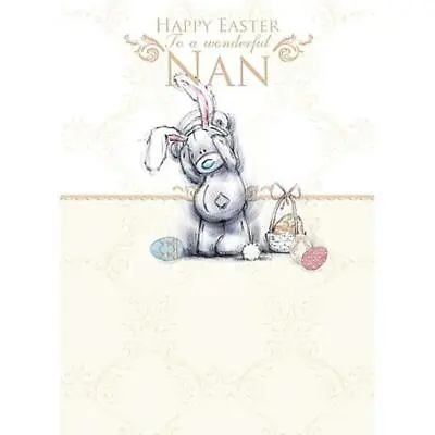 Wonderful Nan Happy Easter Adorable Me T O You Bear New  Card Grandma • £5.10