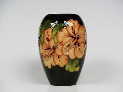 William Moorcroft  Hibiscus ( Green ) Large Vase With Signature 7  Tall • $285