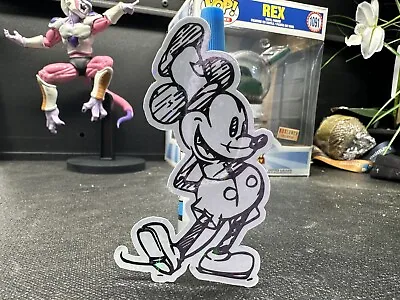 Mickey Mouse  Steamboat Willie Sketch Walt Disney Decal Sticker Window Car • $4