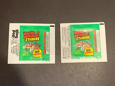 1980 Topps Wacky Packages 4th Series 4 Wrappers Set All 2 Variations Ex+ • $6.99