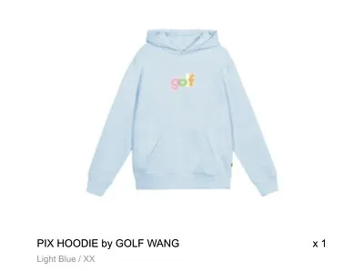 Golf Wang Pix Hoodie Light Blue Genuine 2xl Xxl • $200