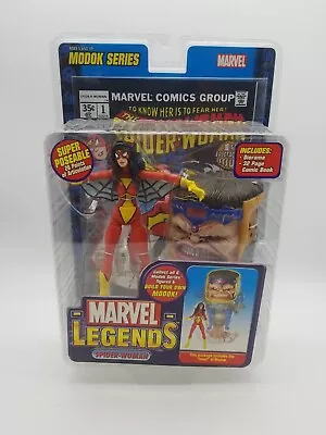 Toybiz Marvel Legends Modok BAF Head Series Spider-Woman 6  NEW MINT FASTSHIP  • $14.99