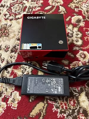 Gigabyte NUC Mini PC I7-4770R 8GB RAM 64GB SSD GB-BXi7-4770R AC Adaptor RED • $129.99