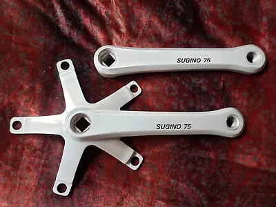 Sugino 75 Track Crankset 165mm NJS Silver • $250