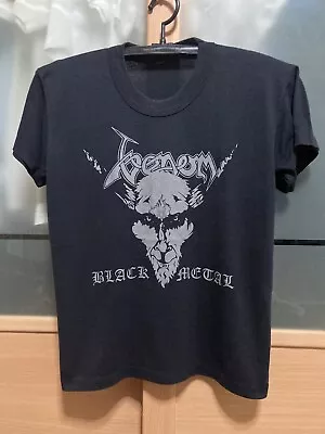 Vintage Venom Band 80s Black Metal Tour Concert T Shirt Size S Bathory Sodom • $140