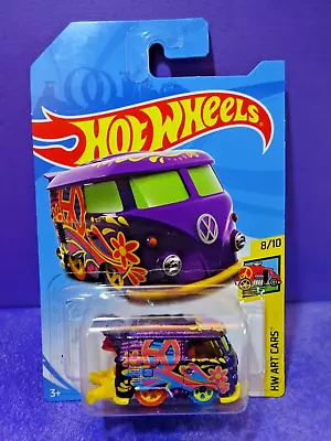 2019 Hot Wheels KOOL KOMBI TREASURE HUNT HW ART CARS 8/10 Long Cd. • $17.99