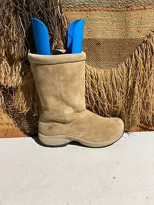 Merrell Primo Chill Natural Suede Shearling Lined Winter Boots Womens 8 • $49.99