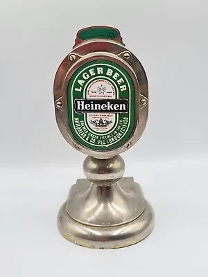 Vintage Heineken Beer Metal Tap Signage Pump Bar Pre-Owned • $124.95