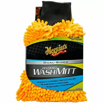 Meguiar's Two-Sided Ceramic Washing Glove In Microfiber Hybrid Wash Mitt • $27.77