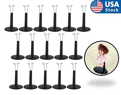 10PCS 1/6 Doll Bear Stand Display Adjustable Holder For 12'' Dolls 10-13cm US • $15.86