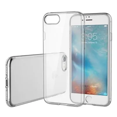 $4.90 • Buy IPhone Xs Max XR 8 7 Plus 6 Case Skin Clear Gel Ultra Soft Thin Cover For Apple