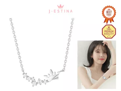 [J.ESTINA] IU's PICK SOLE TIARA Necklace (JJT1NQ2BS105SW420) Korean Jewelry • $177