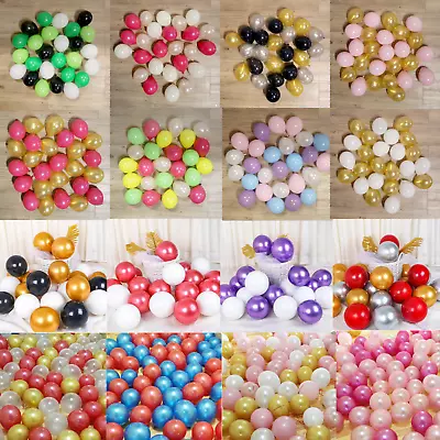 5 Inch Balloons Plain Latex Mini Baloons Wedding Baby Shower Party Helium Balons • $8.10