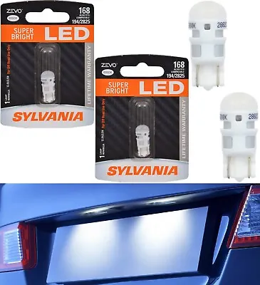 Sylvania ZEVO LED Light 168 White 6000K Two Bulbs Front Side Marker Replace JDM • $22