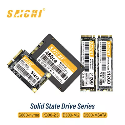 M.2 2280/ NVME/ MSATA/ SATA 3.0 Internal SSD Solid State Drive 128GB  -  2TB LOT • $20.99