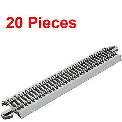 $55.94 • Buy NEW Bachmann 9  Staight Nickel Silver E-Z Train Track (20 Pieces) HO Scale BA...