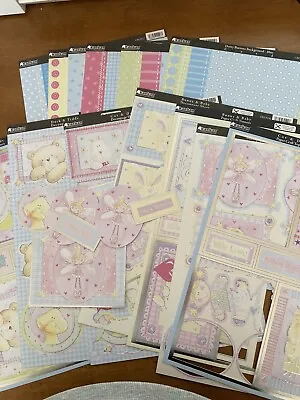 £4.99 • Buy Kanban Part Used Card Toppers Kit-cutie Pies-cardmaking-die Cut & Foiled