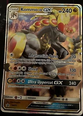 Pokemon Kommo-O GX SM71 Ultra Rare Black Star Promo Card NM/M (Normal Size) V • $7