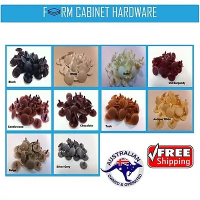 $3 • Buy 20 Pcs Plastic Screw Cover Cap Cabinet Furniture Stemfix Suit Head Hole 