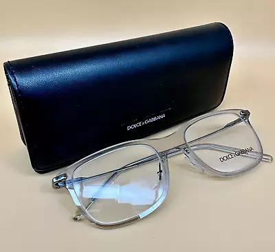 Dolce & Gabbana DG 1293 04  53-19-145 Mm Transparent Frame Original Eyeglasses • $49.50