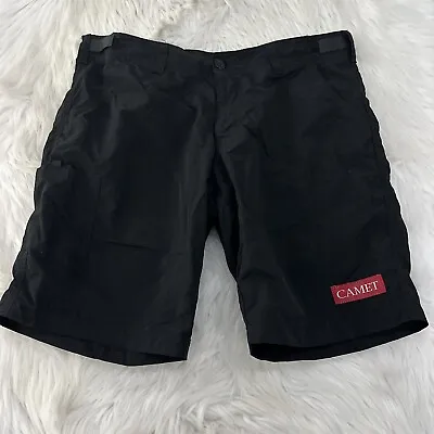 Camet Women's Martinique Shorts 12 Black Pad's Included Sailing Shorts EUC • £57.79