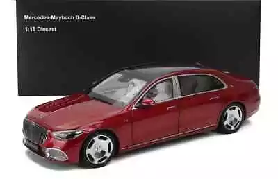 ALMOST REAL 2021 MERCEDES BENZ S-CLASS S600 V12 BITURBO MAYBACH RED 1:18*New! • $429