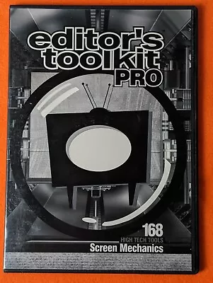 Digital Juice Software Editors Toolkit Pro DVD #168 SCREEN MECHANICS • $10