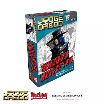 Warlord WAR-652210203 Games - Judge Dredd - Denizens Of Mega City One - Tabletop • $25.60