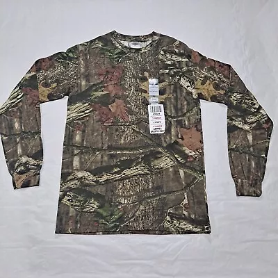 NEW MOSSY OAK Breakup Infinity Mens Longsleeve T-Shirt Small Camouflage Hunting • $14.49