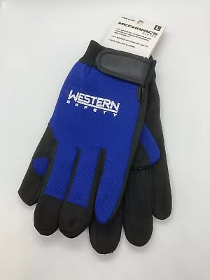 Western Safety Mechanics Gloves For Shop Industrial Machining Yard Work • $7.95