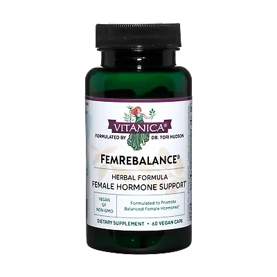 Vitanica FemRebalance Hormone Balance Support Vegan 60 Capsules • $28.75