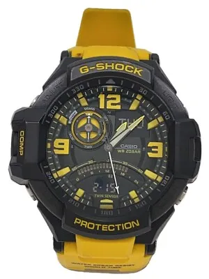CASIO G-SHOCK GA-1000-9BJF Yellow Rubber Quartz Digital Analog Watch • $160