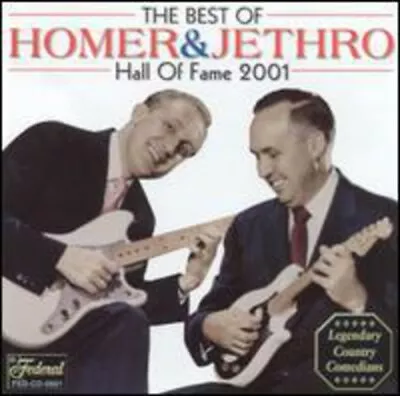 Homer & Jethro - The Best Of: Hall Of Fame 2001 [New CD] • $9.43