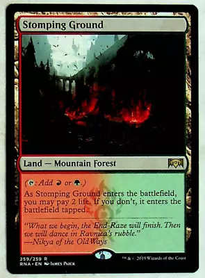 Stomping Ground - Ravnica Allegiance Edition - 2019 - Magic The Gathering • $11.29