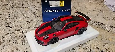 1:18 Autoart Porsche 911 991-2 GT2 RS Weissach Package Red A78173 NEW • $249.99
