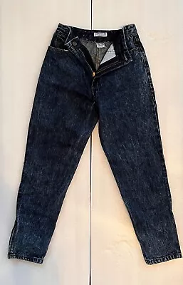Vintage Guess Jeans By Georges Marciano Acid Wash High Rise Zip Ankle Size 29 • $30.99