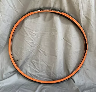 Michelin Pro 3 Race Service Course Tire And Tube 700 X 23c Black / Orange Single • $17