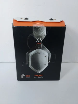 $114.99 • Buy New In Open Box V-MODA XS Folding Metal Headphones White/Silver