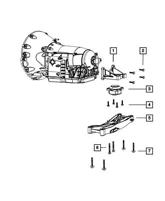 Genuine Mopar Transmission Mount 68084747AA • $62.40