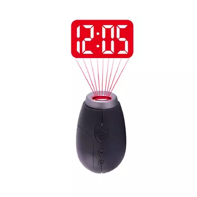 £5.66 • Buy Portable LED Digital Display Projection Alarm Clock Time Projector LCD Display
