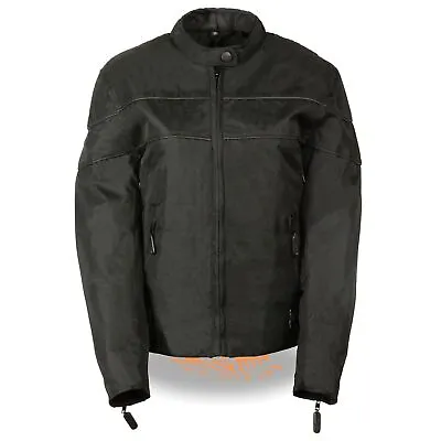Milwaukee Leather SH2261 Women's Black Textile Lightweight Motorcycle Jacket • $49.99