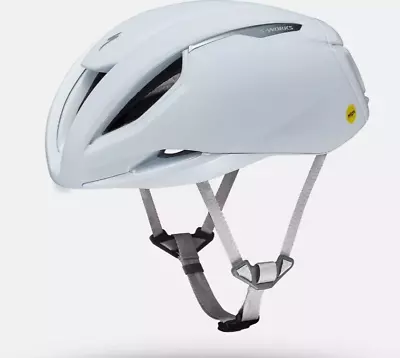 S-Works Evade 3 Angi MIPS Aero Road Matte White Round Fit Medium • $399.99