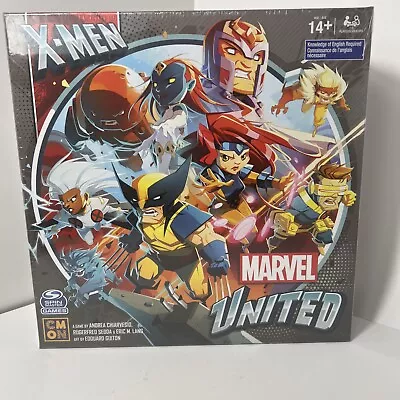 X-Men Marvel United Board Game With Cards Collectible Hero Villain Figurines  • $31.99